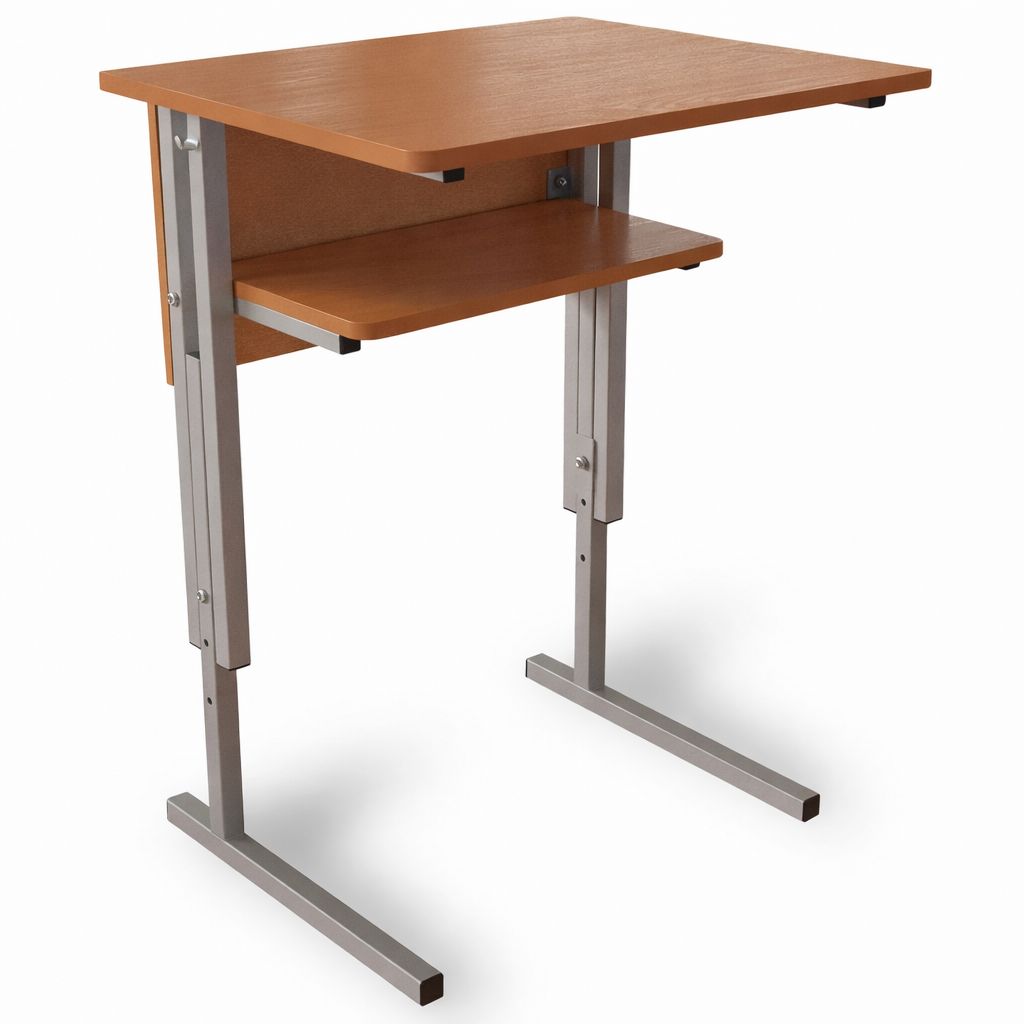 Стіл учнівський 1-місний з регулюванням висоти 600х500х640/700/750 мм MEBLIX